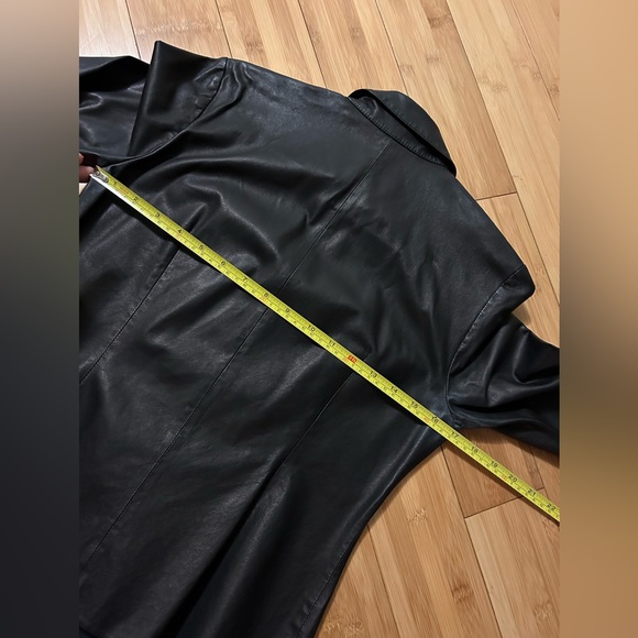 Lafayette 148 leather blouse size 4 - Picture 11 of 12